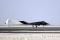 An F-117 Nighthawk pilot from the 8th Expeditionary Fighter Squadron lands at a forward deployed airfield after completing a mission in support of Operation Iraqi Freedom on 20 March 2003.  DoD  U.S. Air Force.