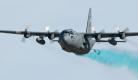 Flying C-130Hs equipped with palletized Modular Aerial Spray System, or MASS, units, 757th Airlift Squadron crews spray thousands of acres every spring, summer, and fall. A C-130 can spray up to 150,000 acres per day. In some places, a spray-equipped Hercules is literally the only way to manage invasive plants or to apply pesticide. The mission of the 757th AS, known as the Blue Tigers, dates back to the Pacific theater in World War II.