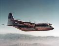 The first flight of the YC-130 came on 23 August 1954. During the sixty-one minute flight, the aircraft was flown from Burbank to the Air Force Flight Test Station at nearby Edwards AFB. Designer Kelly Johnson, whose thinking on the C-130 had changed dramatically as the aircraft was being built, flew in the chase aircraft, a P2V Neptune.