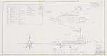 Drawing of F-16 SCAMP Model 400-1. Dated September - December 1978. SCAMP stood for supersonic  cruise and maneuver prototype. The design led to the F-16XL.