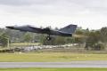 No. 6 Squadron's F-111 A8-109 commences its final take off at RAAF Base Amberley.