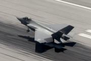 <p>Lockheed Martin test pilot Bill Gigliotti was at the controls for the first flight of F-35C CF-2 on 29 April 2011.</p>