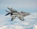 14 June: F-35B test aircraft BF-2 completed the first test flight for the short takeoff and vertical landing variant with an asymmetric weapons load. US Navy Cmdr. Eric Buus flew BF-2 with an inert AIM-9X Sidewinder missile on the starboard pylon, a centerline 25mm gun pod, and a GBU-32 and AIM-120 in the starboard weapon bay. The two-hour flight included two sorties at NAS Patuxent River, Maryland. The test marked BF-2 Flight 197.