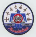 Official patch commemorating the sixtieth anniversary of the USAF Thunderbirds.