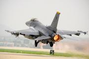 F-16 Afterburner Takeoff From Kunsan