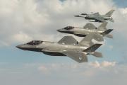 F-35s Fly With F-16 At Luke