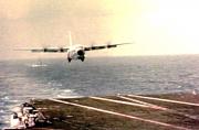 <p>In 1963, a US Navy aircrew made twenty-one full-stop landings aboard the aircraft carrier USS <em>Forrestal</em>—in a four-engine KC-130F tanker that didn’t have a tailhook. This video documents one the most unusual test programs ever flown in a Hercules. The video, taken from film, also includes footage of Marine Corps KC-130Fs refueling and Navy LC-130Fs Ski-Herks in action.</p>