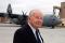 Here, Hawkins poses in front of a C-130J assigned to the 115th Airlift  Squadron, the California Air National Guard unit at Channel Islands  ANGB, prior to his passing in September 2004. At the wing commander's  request, he later signed the head-up display combiner on the flight deck  of this C-130J. Hawkins views the C-130 as one of his greatest successes: “I think we must have done it exactly right.”
 