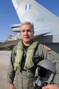 Col. Kostas Vouzios, commander of 116 CW since June 2008, has overseen the base’s transition to the new F-16s.