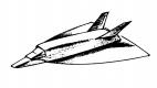 Kingfish Upper placed the FISH inlet on top of the fuselage. Each one of the four inlet approaches had its own issues in terms of radar cross section, design, and aerodynamics. However, Smelt and Herring showed the most promise. The final inlet configuration on the Kingfish design was a Smelt-Herring combination.