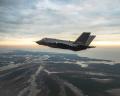 F-35C CF-2 on Flight 159 over the Atlantic coast near NAS Patuxent River, Maryland. BAE test pilot Peter Wilson is at the controls.