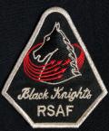 The Republic of Singapore Air Force's team was renamed the Black Knights in 1974. The knight was chosen as it is the most maneuverable piece in the game of chess. The knight is also on the mascot of Tengah AB, which is now home of the Black Knights.