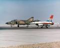 The lightweight fighter flight evaluation in 1974 included many aerial engagements with F-4 Phantoms.