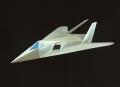 Have Blue, a small faceted aircraft, with tails canted inboard, was the  predecessor of the F-117 Nighthawk.