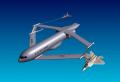 The Box Wing tanker/transport concept was developed in the 1990s. Designed as a strategic mobility aircraft, the Box Wing concept offered multipoint refueling for boom and probe-and-drogue tanking. Engineers at the Lockheed Martin facility in Marietta, Georgia, flew a radio controlled scale model of the Box Wing in 1997 to collect data. The model had a 6.5-foot wing span and successful test flights demonstrated the basic airworthiness and controllability of the joined wing configuration.