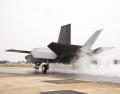 4 November 2011: A TC-7 steam catapult launched an F-35 for the first time with Navy Lt. Christopher Tabert at the controls. This launch was also the first F-35C catapult launch at NAS Patuxent River, Maryland. The launch began the 0.7-hour Flight 32 for F-35C test aircraft CF-3. Previous catapult launches used a TC-13 Mod 2 test steam catapult at Joint Base McGuire-Dix-Lakehurst, New Jersey.  