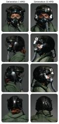 F-35 helmet-mounted display versions compairisons.